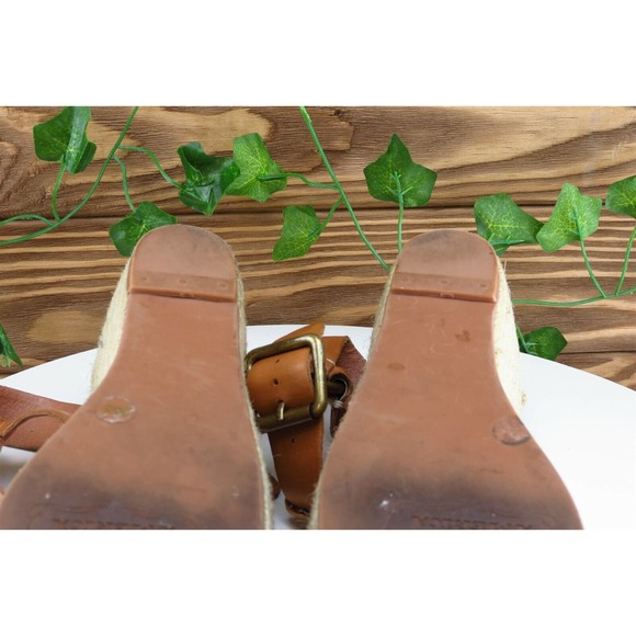 Lucky Brand Sz 9 M Brown Gladiator‎ Leather Women Sandals - Picture 7 of 7